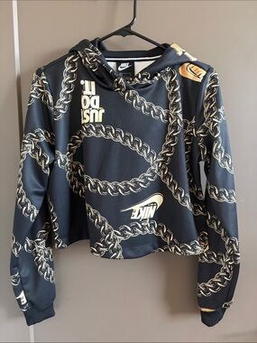 Nike Sportswear Icon Clash Crop Top Hoodie